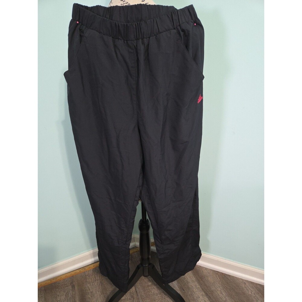 Vintage Adidas Women’s Pink 3 Stripe Track Pants Warm-Up Size medium